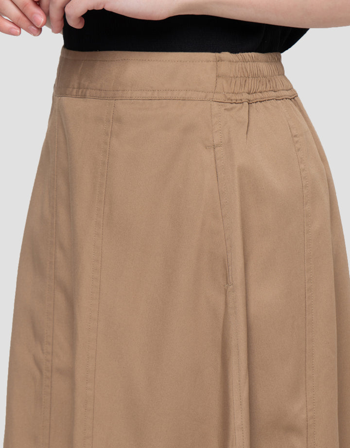 Connexion A Line Ctn Twl Ankle Length Cut Nsewn All Over Rok Maxi Wanita