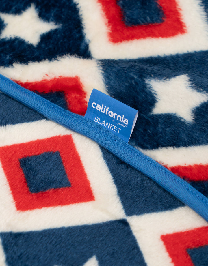 Mxm California Blanket Flanel Rotary Selimut 160X200