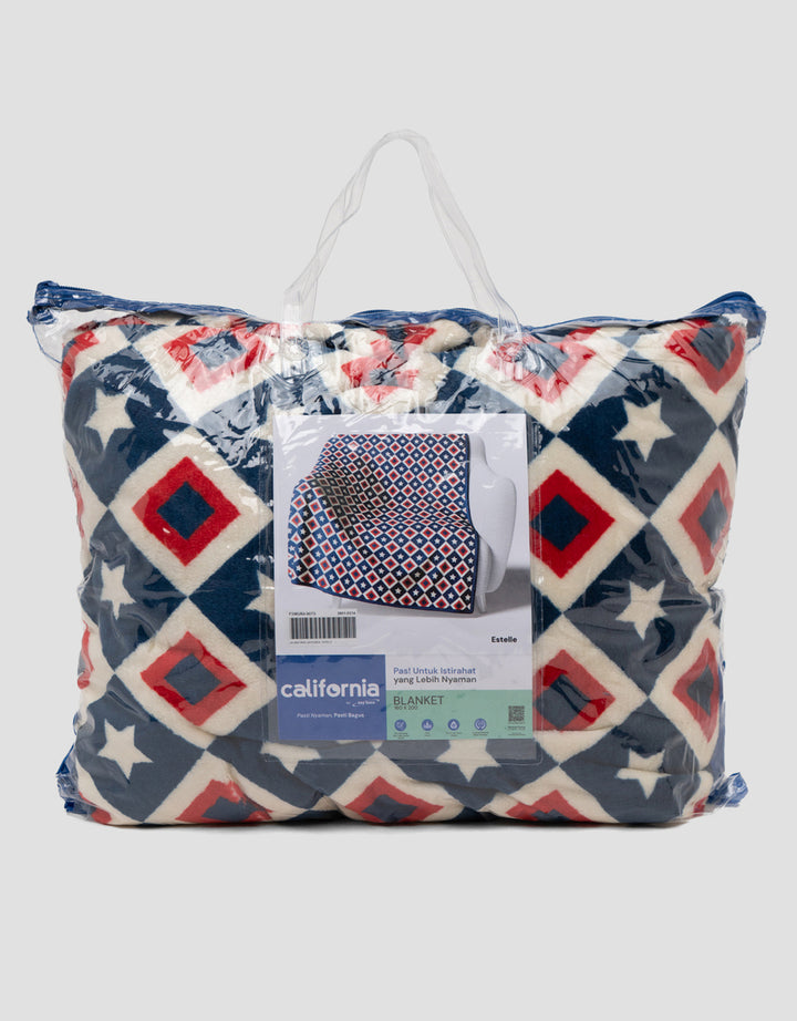 Mxm California Blanket Flanel Rotary Selimut 160X200