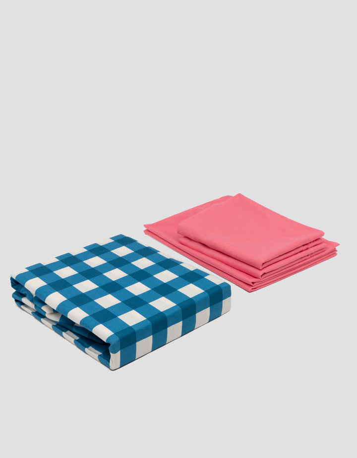 Mxm Chingu Fitted Sheet Sprei Queen California Polyester