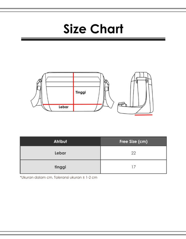 NEVADA WITH CRINKLE SLINGBAG BAGK026 PRIA