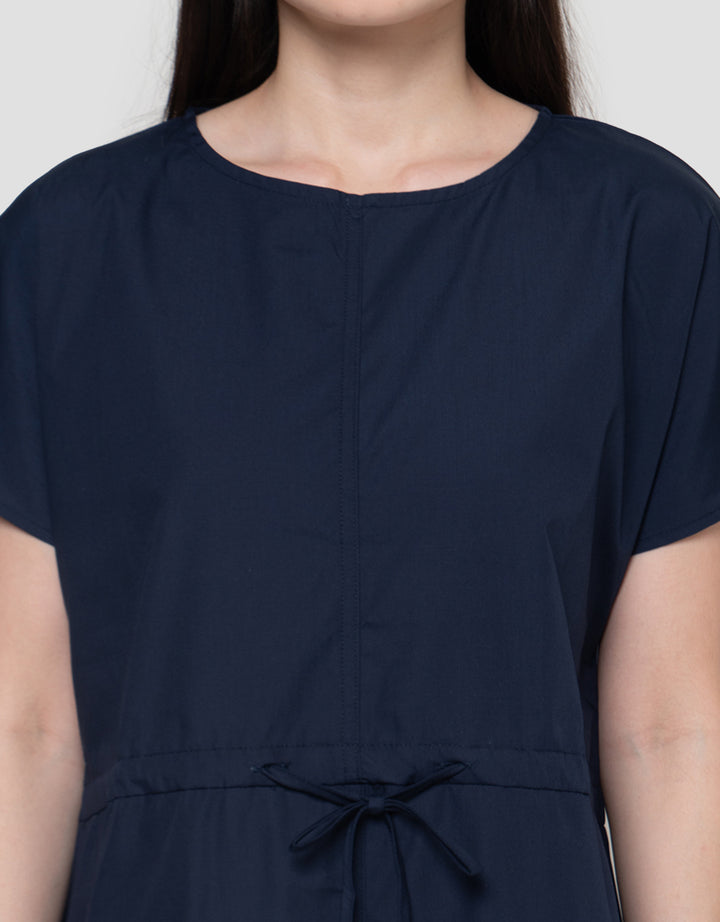 Connexion Nidi Kenght Dress With Front Skit Blend Dress Wanita