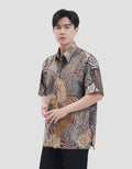 Arjuna Weda Hem Peksi Gandrung Parang Kemeja Batik Pria