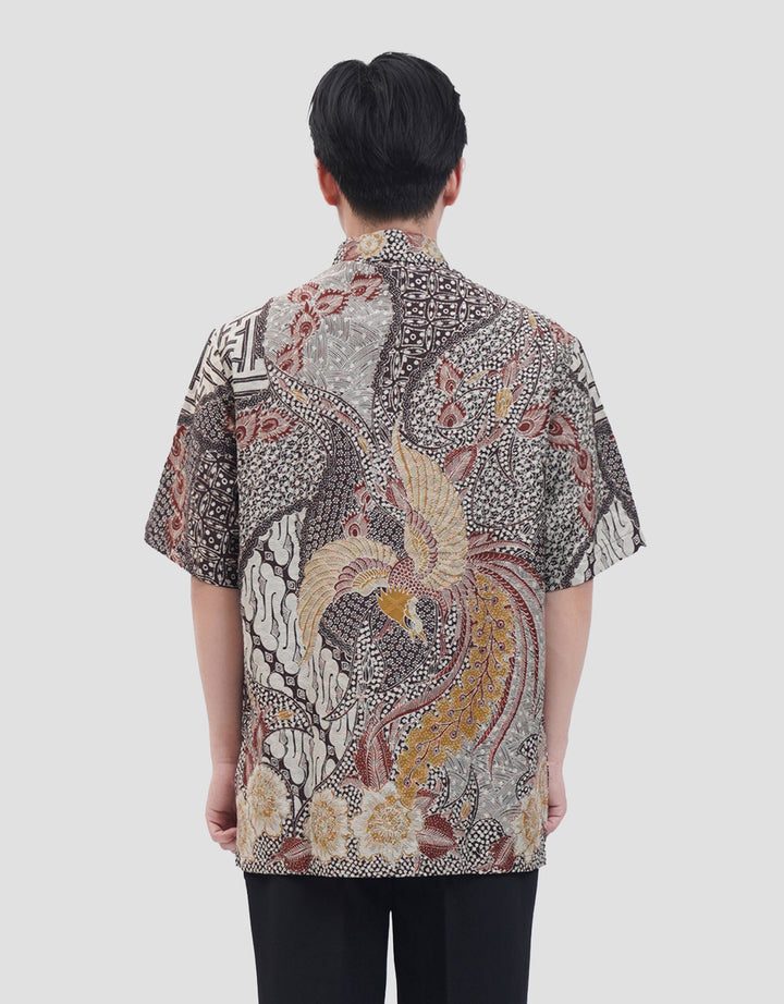 Arjuna Weda Hem Peksi Gandrung Parang Kemeja Batik Pria