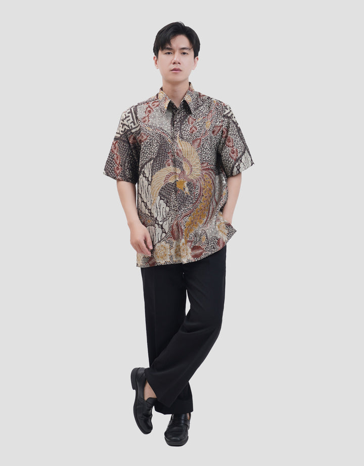 Arjuna Weda Hem Peksi Gandrung Parang Kemeja Batik Pria