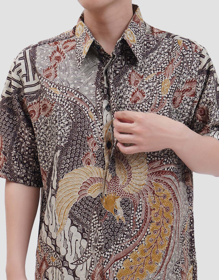 Arjuna Weda Hem Peksi Gandrung Parang Kemeja Batik Pria