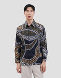 Arjuna Weda Luk Jagating Sekar Kemeja Batik Pria