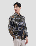 Arjuna Weda Luk Jagating Sekar Kemeja Batik Pria
