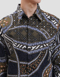 Arjuna Weda Luk Jagating Sekar Kemeja Batik Pria