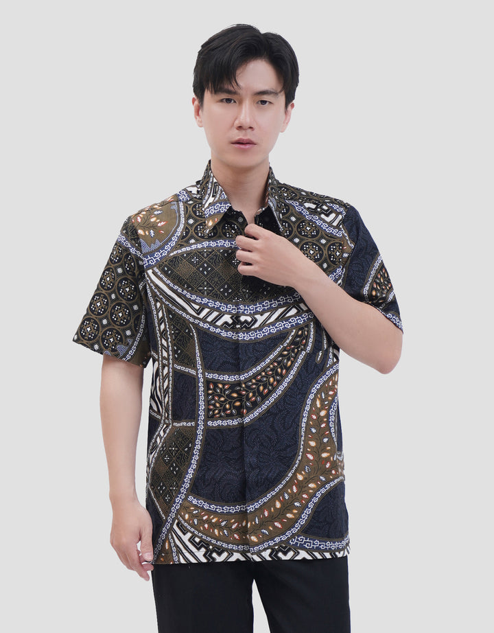 Arjuna Weda Hem Luk Jagating Sekar Kemeja Batik Pria