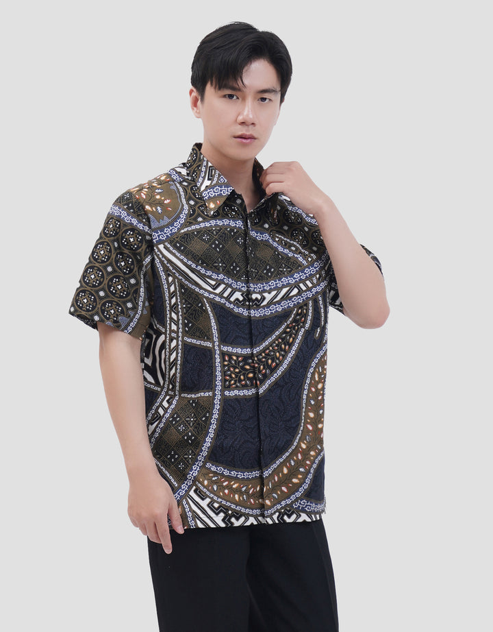 Arjuna Weda Hem Luk Jagating Sekar Kemeja Batik Pria