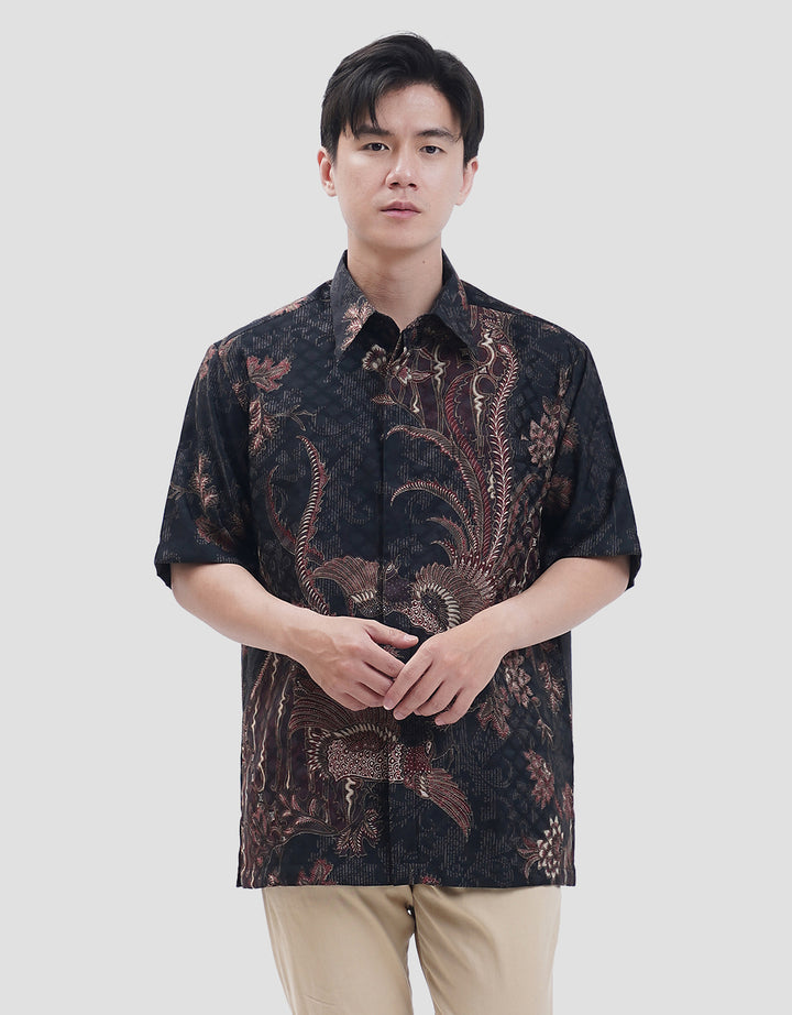 Arjuna Weda Hem Peksi Parang Kemeja Batik Pria