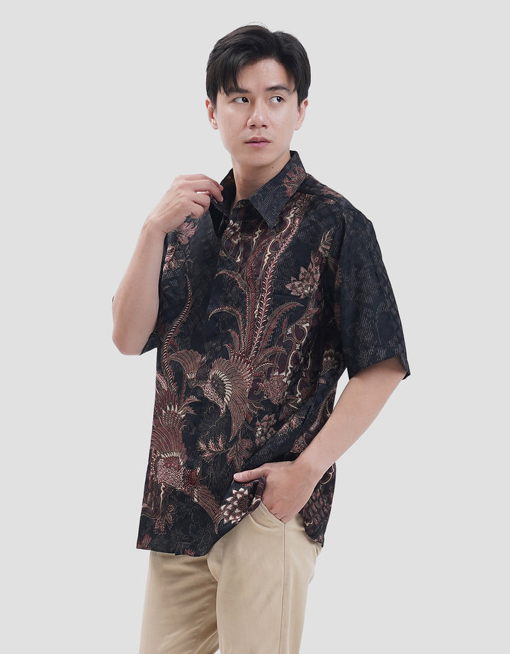 Arjuna Weda Hem Peksi Parang Kemeja Batik Pria