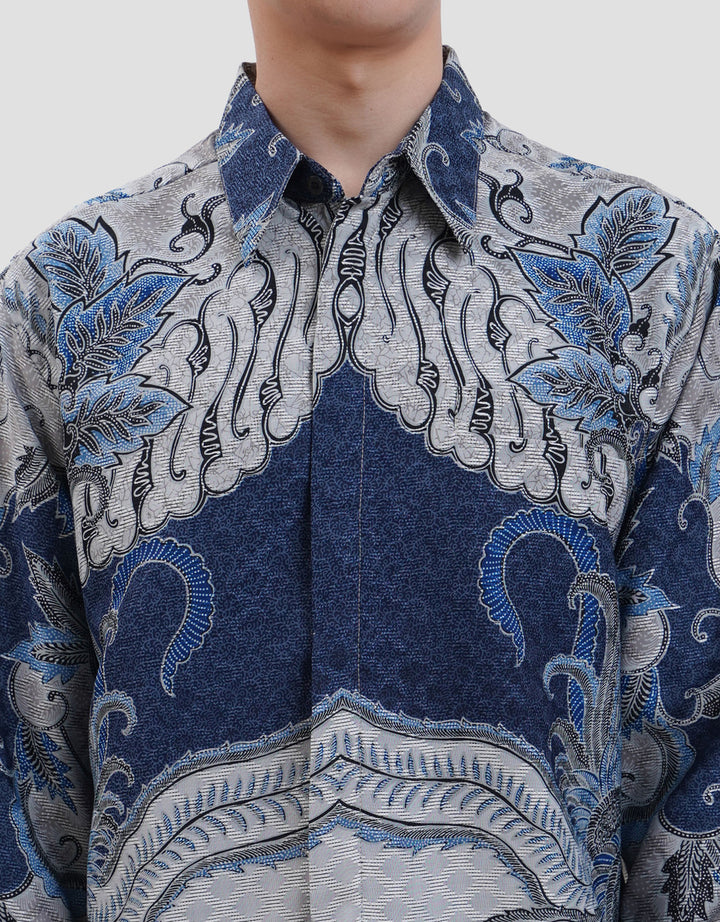 Arjuna Weda Peksi Rerengan Parang Kemeja Batik Pria