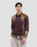 Arjuna Weda Parang Kawung Kemeja Batik Pria