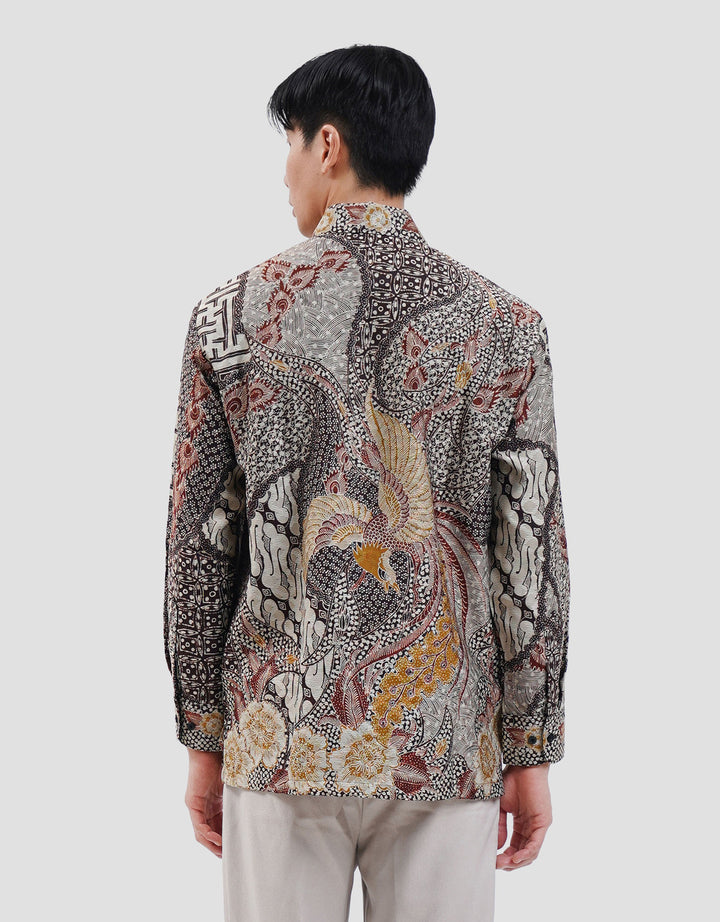 Arjuna Weda Batik Peksi Gandrung Parang Kemeja Pria
