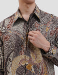 Arjuna Weda Batik Peksi Gandrung Parang Kemeja Pria