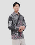 Arjuna Weda Batik Peksi Gandrung Parang Kemeja Pria