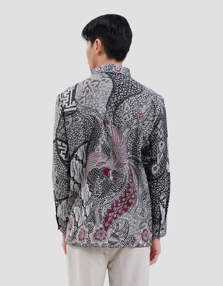 Arjuna Weda Batik Peksi Gandrung Parang Kemeja Pria