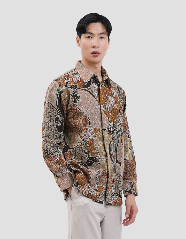 Arjuna Weda Sekar Jagad Kemeja Batik Pria