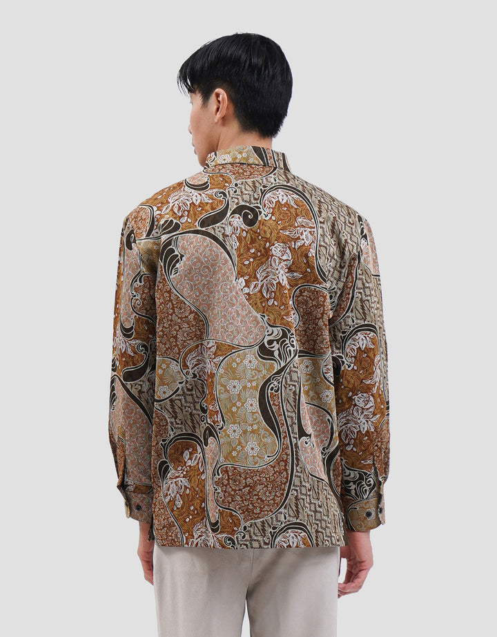 Arjuna Weda Sekar Jagad Kemeja Batik Pria