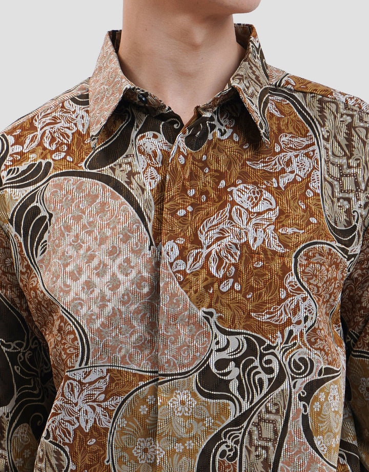 Arjuna Weda Sekar Jagad Kemeja Batik Pria