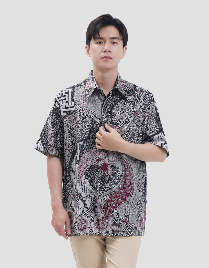 Arjuna Weda Hem Peksi Gandrung Parang Kemeja Batik Pria