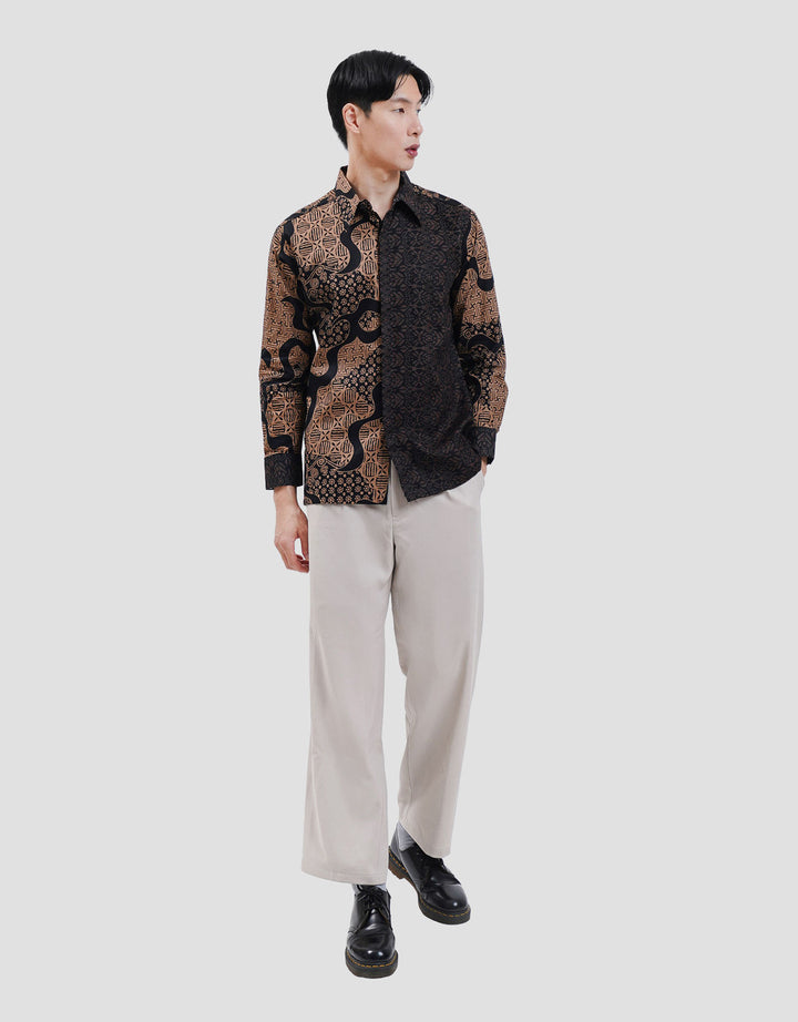 Arjuna Weda Tambal Kemeja Batik Pria