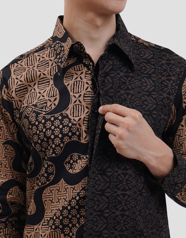 Arjuna Weda Tambal Kemeja Batik Pria