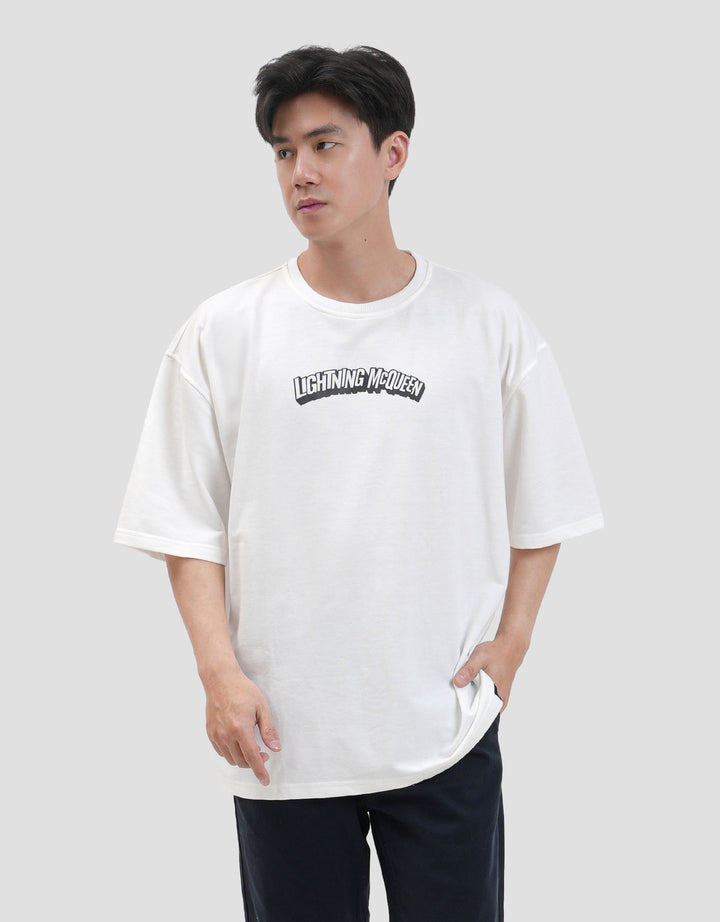 Disney Cars Radiator Springs Backprint Kaos Oversize Pria