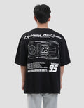 Disney Cars Lighting Mcqueen Backprint Kaos Oversize Pria