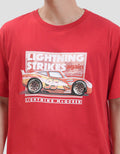 Disney Reg Cars Lighting Strike Photoprint Kaos Pria