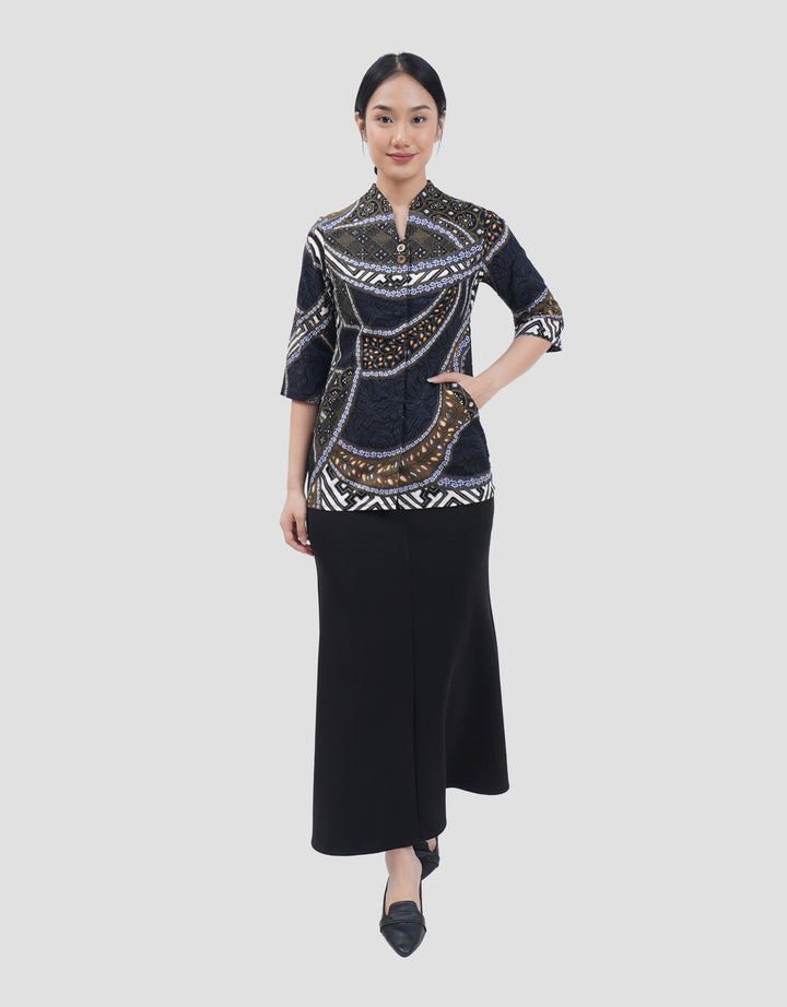 Arjuna Weda Luk Jagating Sekar Blouse Batik Wanita