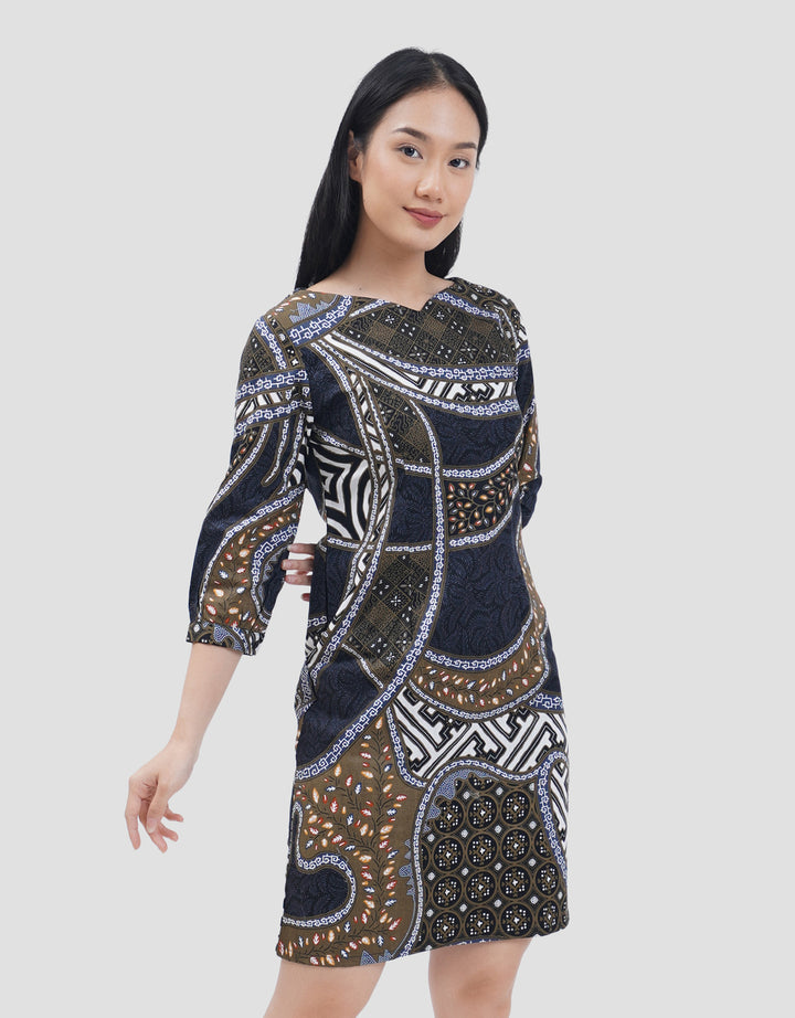 Arjuna Weda Luk Jagating Sekar Sackdress Batik Wanita