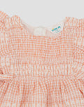 Little M Stripe Textured With Smoke Dress Bayi