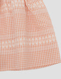 Little M Stripe Textured With Smoke Dress Bayi