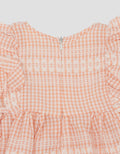 Little M Stripe Textured With Smoke Dress Bayi