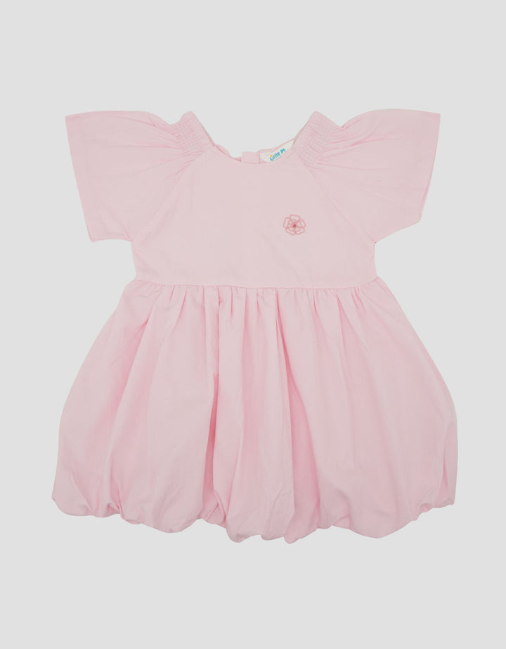 Little M Poplin Baloon Dress Anak Bayi