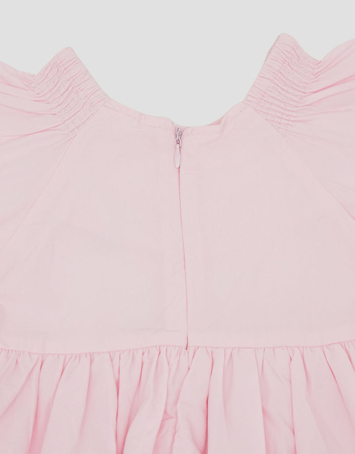 Little M Poplin Baloon Dress Anak Bayi