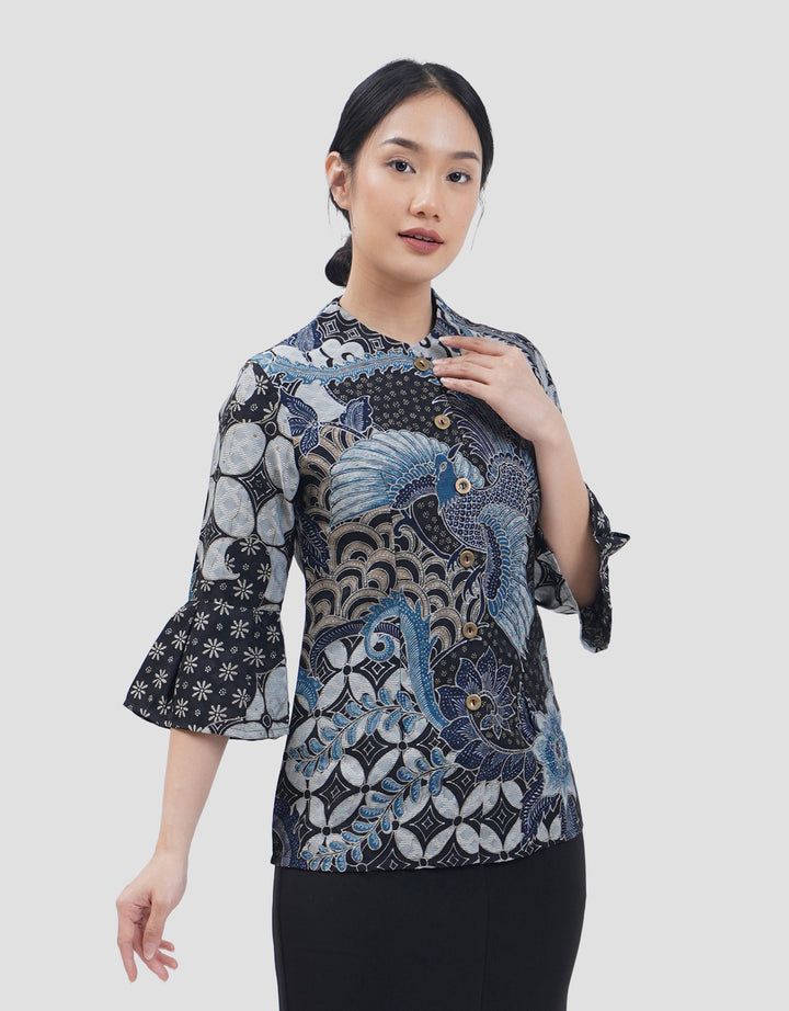 Arjuna Weda Batik Parang Kukilo 2 Blouse Wanita