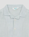 Little M Cuban Collar Double Layer Stripe Kemeja Bayi