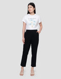 Connexion Basic Poly Ploi 2 Lower Waistband Celana Panjang Wanita