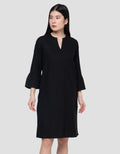 Connexion Basic Linnen Rami Regular Fit Dress Wanita