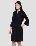 Connexion Basic Linnen Rami Regular Fit Dress Wanita
