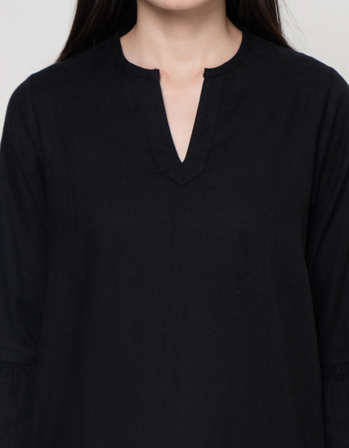 Connexion Basic Linnen Rami Regular Fit Dress Wanita