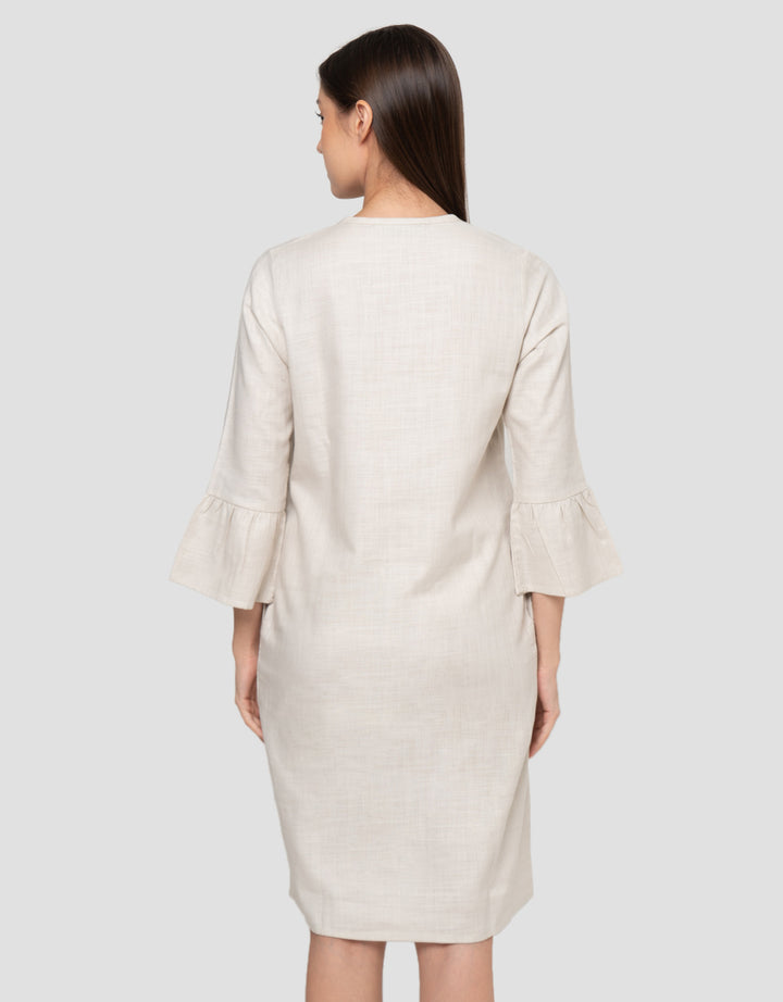 Connexion Basic Linnen Rami Regular Fit Dress Wanita