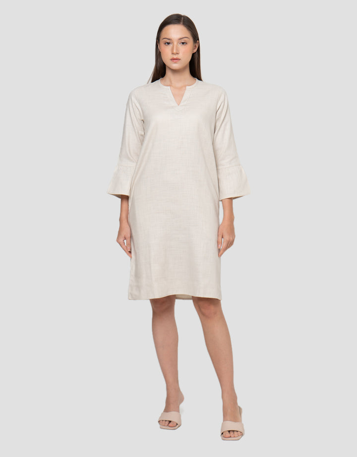 Connexion Basic Linnen Rami Regular Fit Dress Wanita