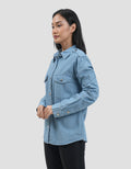 Connexion Trapped W Fornt Pocket Kemeja Wanita