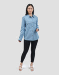 Connexion Trapped W Fornt Pocket Kemeja Wanita