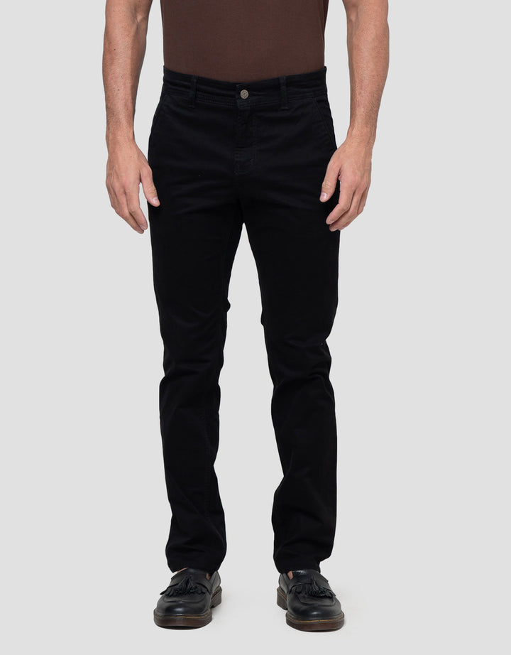 Lois Slim Stretch Fit Celana Chino Hss019Bk Pria
